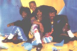 Winston, Harvey, Larry & Lloyd. Image taken from 'Contagious', 1987.